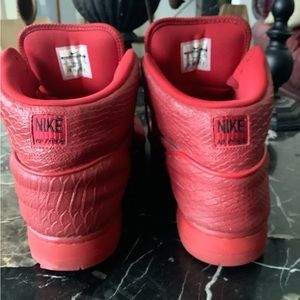 Authentic Nike air red October prm mens python hi top sneakers size 12